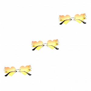 Сонцезахисні окуляри PACKOVE Серцеподібні 3 шт - Фото 1