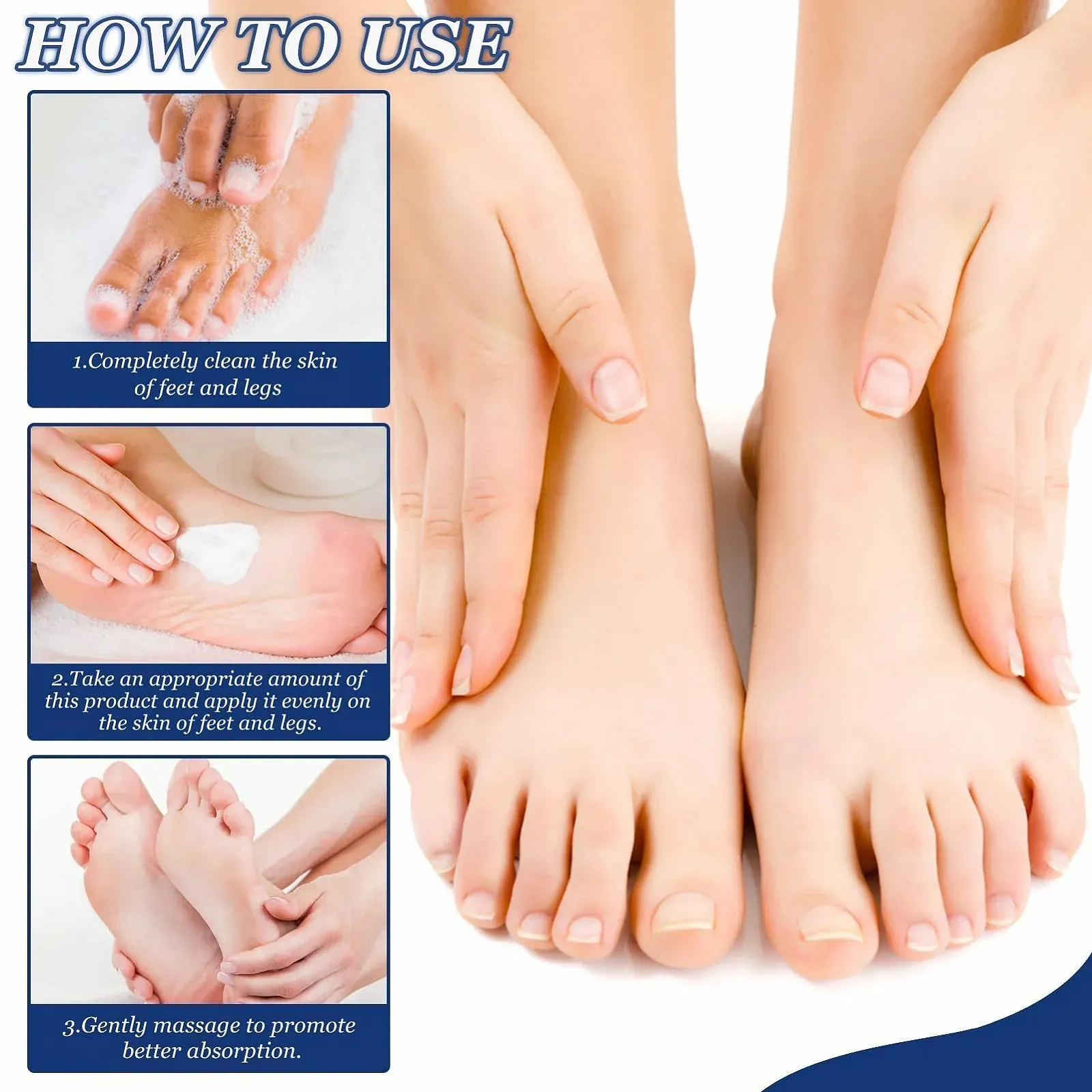 Крем для ног с мочевиной 60% и салициловой кислотой для сухой и потрескавшейся кожи 100 г, фото №7