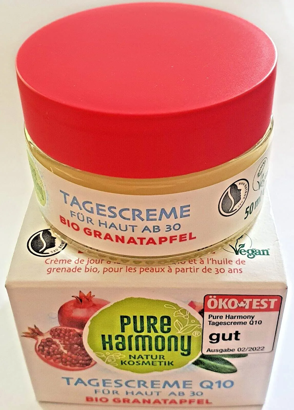 Денний крем Pure Harmony Q10 Organic Pomegranate для шкіри від 30 років 2 шт, фото №1 Денний крем Pure Harmony Q10 Organic Pomegranate для шкіри від 30 років 2 шт, фото №1