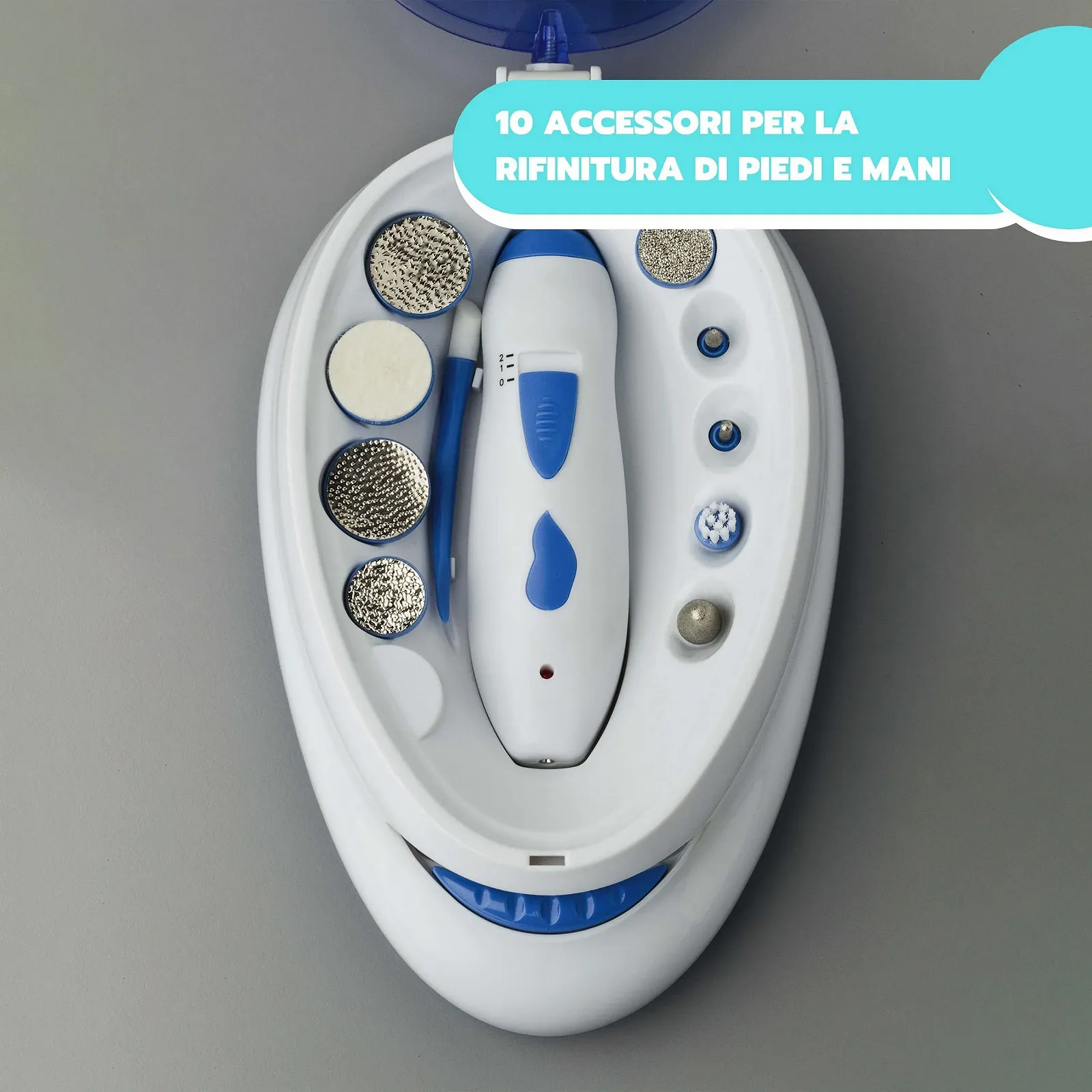 Набор для маникюра и педикюра Medicura с сушкой, фото №2 Набор для маникюра и педикюра Medicura с сушкой, фото №2