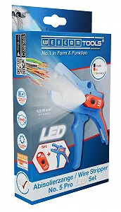 Набор стриппера с LED-подсветкой WEICON No. 5 Pro 0.2-16 мм² - Фото 1