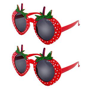 Солнцезащитные очки Клубника BORFUE для вечеринок, 2 шт - Фото 1