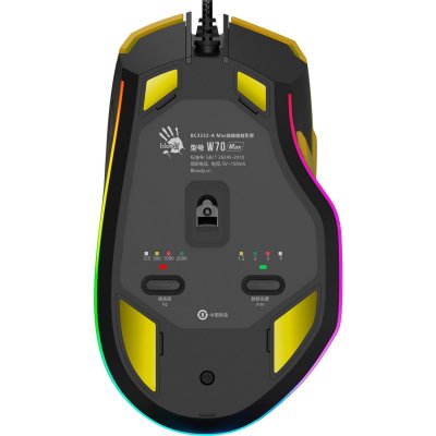 Мышка A4Tech Bloody W70 Max Punk Yellow (4711421963251), фото №7