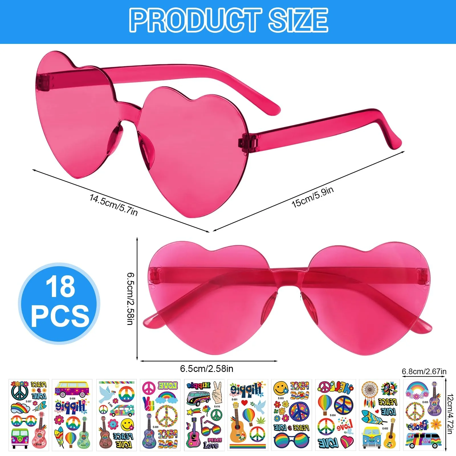 Сонцезахисні окуляри KIMIGO Love 18 сині, фото №2