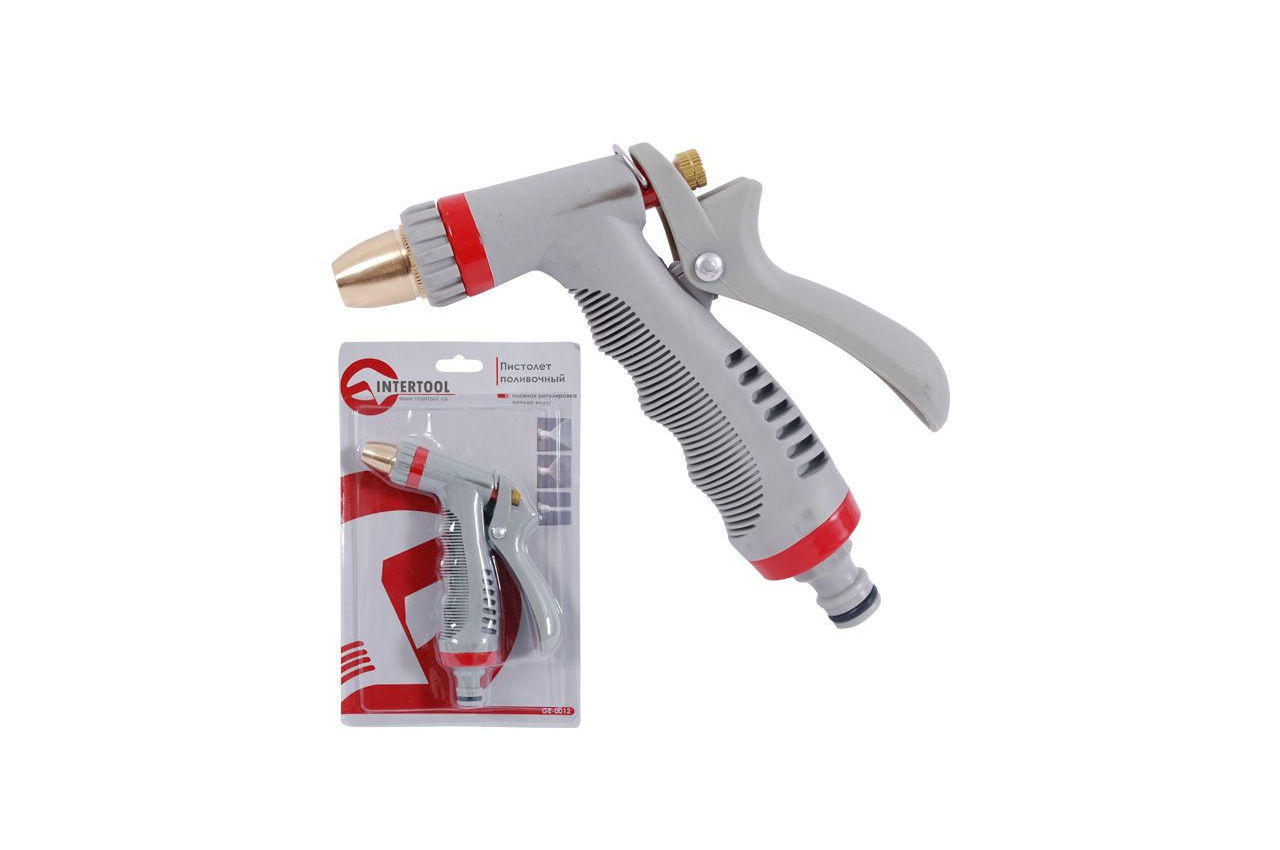Пистолет поливочный Intertool - плавная регулировка воды 3 функции GE-0012 (GE-0012), фото №3 Пистолет поливочный Intertool - плавная регулировка воды 3 функции GE-0012 (GE-0012), фото №3