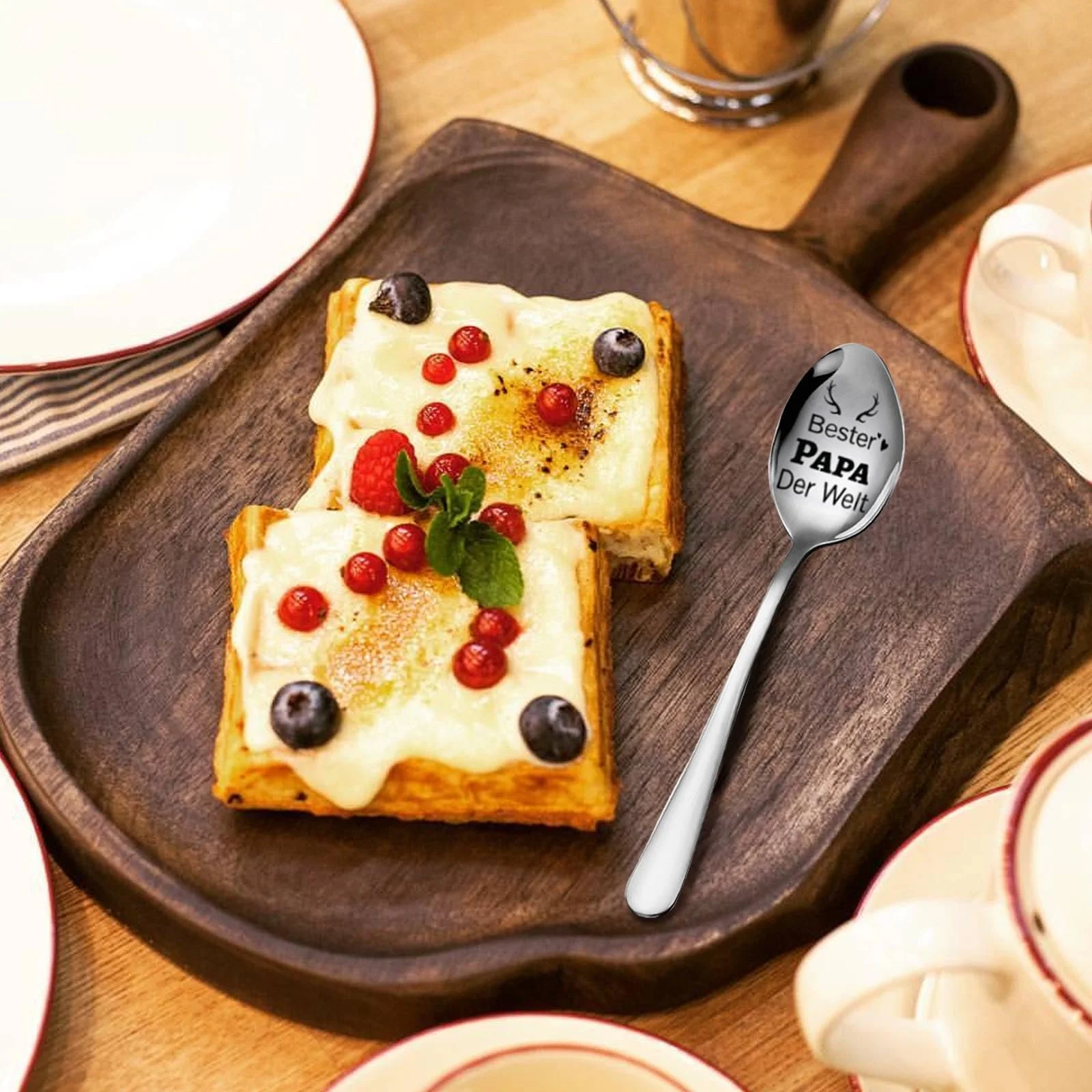 Ложка з гравіюванням Gifts for Mum Dad, 2 шт. Персоналізована, фото №6