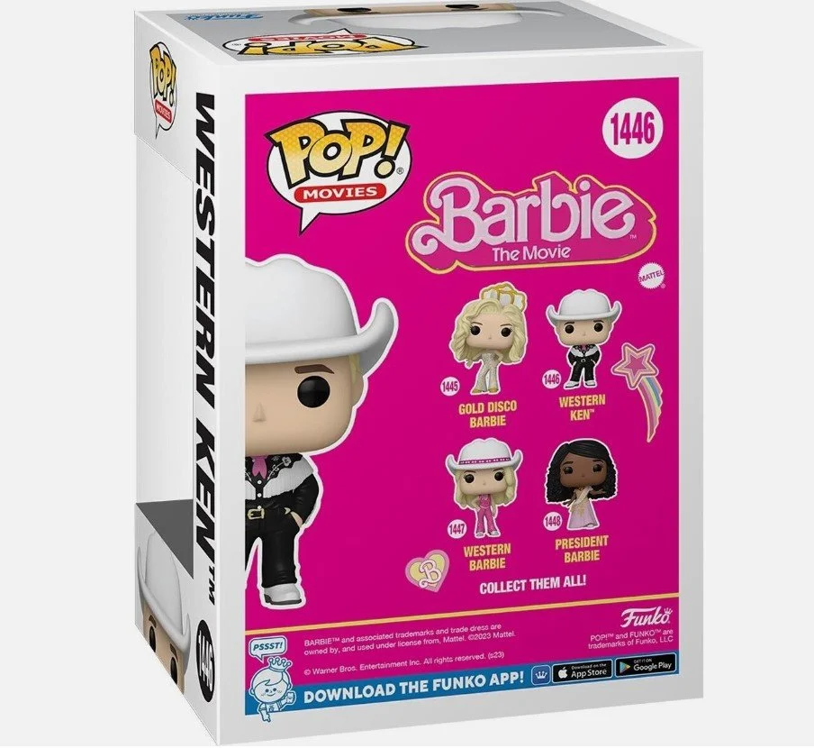 Фігурка Барбі Вестерн Кен Western Ken Barbie Фанко поп Funko Pop іграшка 10 см #1446, фото №5