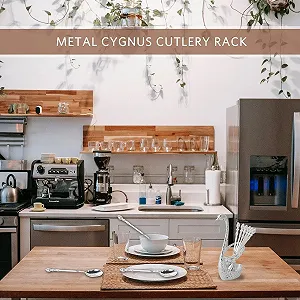 Ложка Кофейная с Держателем-Лебедем, Набор synthetic.ua - Фото 1