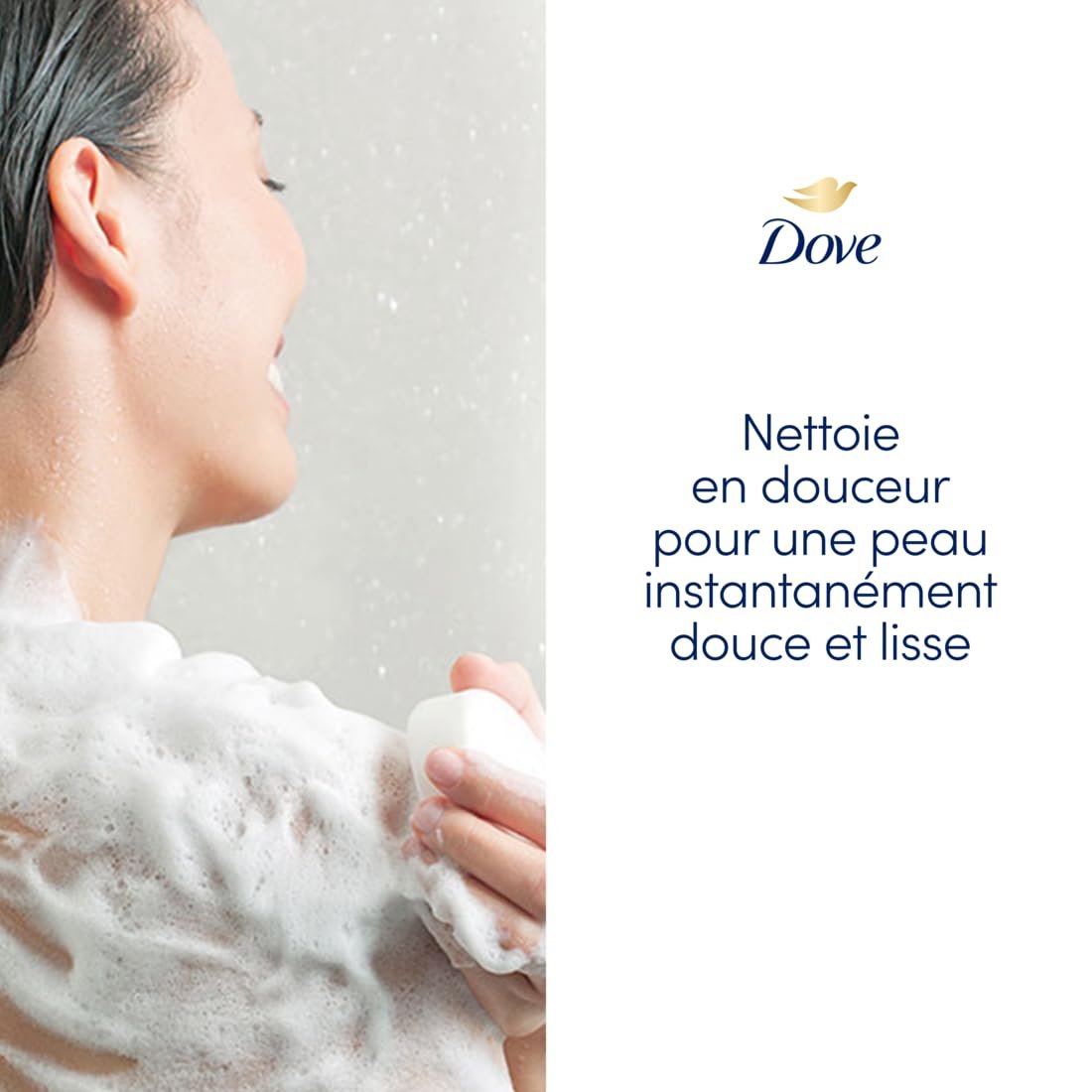 Крем-гель для душа DOVE Advanced Care аромат кокоса и миндаля питательный 12 х 225 мл, фото №5