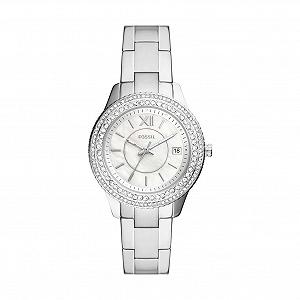 Женские часы FOSSIL Stella, 37 мм, кварцевый механизм, браслет из нержавеющей стали - Фото 1