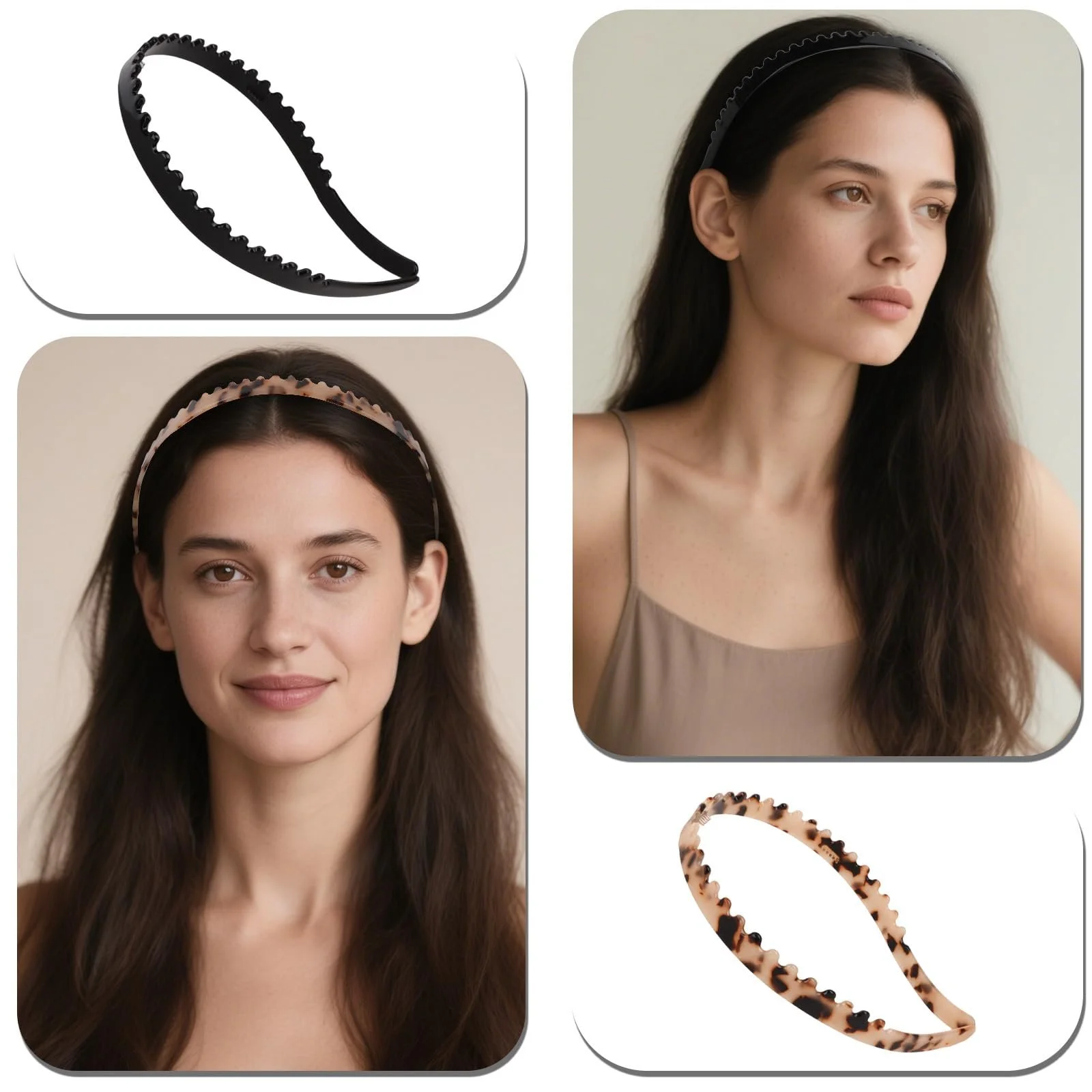 Обруч Aцетатный Леопардовый принт, 4 шт., фото №4 Обруч Aцетатный Леопардовый принт, 4 шт., фото №4