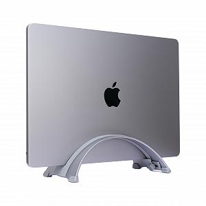 Підставка вертикальна регульована Алюміній 6061 Вентильований дизайн Сріблястий synthetic.ua - Фото 1