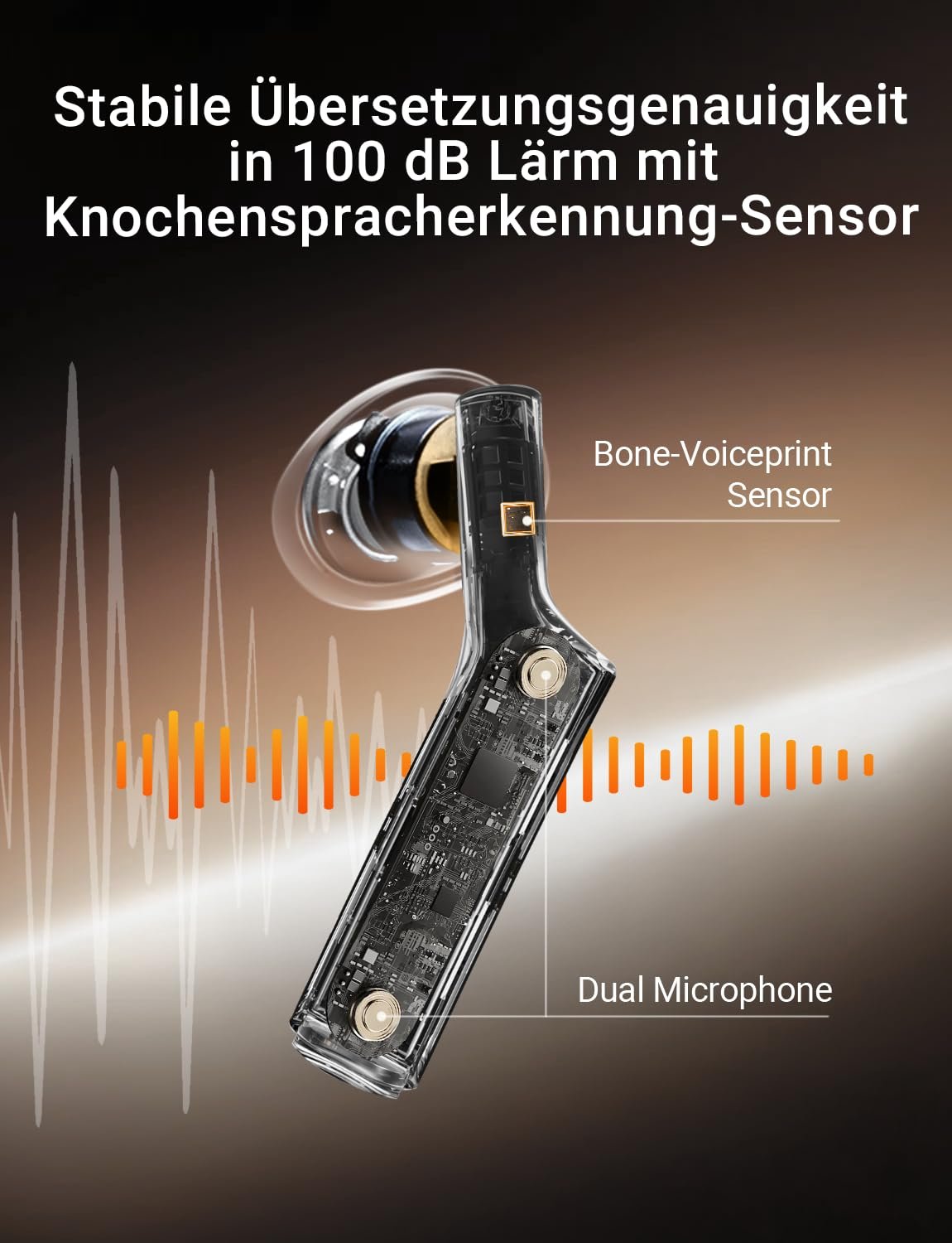 Наушники-переводчики Timekettle W4 Al, двунаправленный синхронный перевод, фото №2