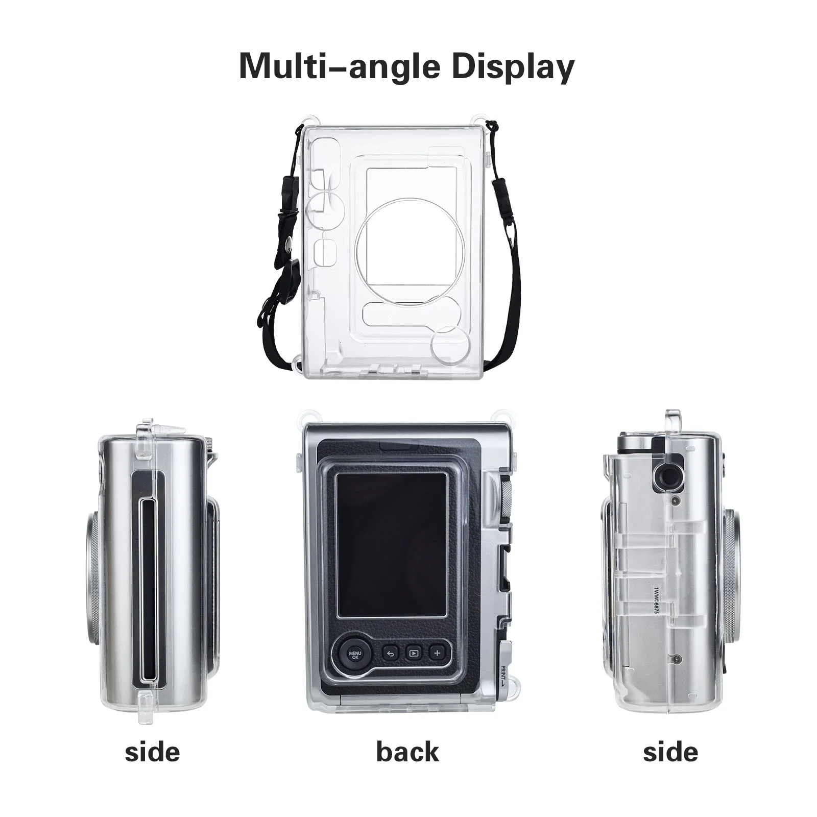 Набор аксессуаров Rieibi для Fujifilm Instax Mini Evo Case & Screen Protector Bundle, фото №4