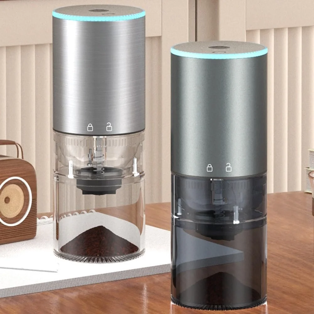 Электрическая кофемолка Premium Ceramic Core Большая емкость Контейнер для зерен с визуализацией, фото №3 Электрическая кофемолка Premium Ceramic Core Большая емкость Контейнер для зерен с визуализацией, фото №3