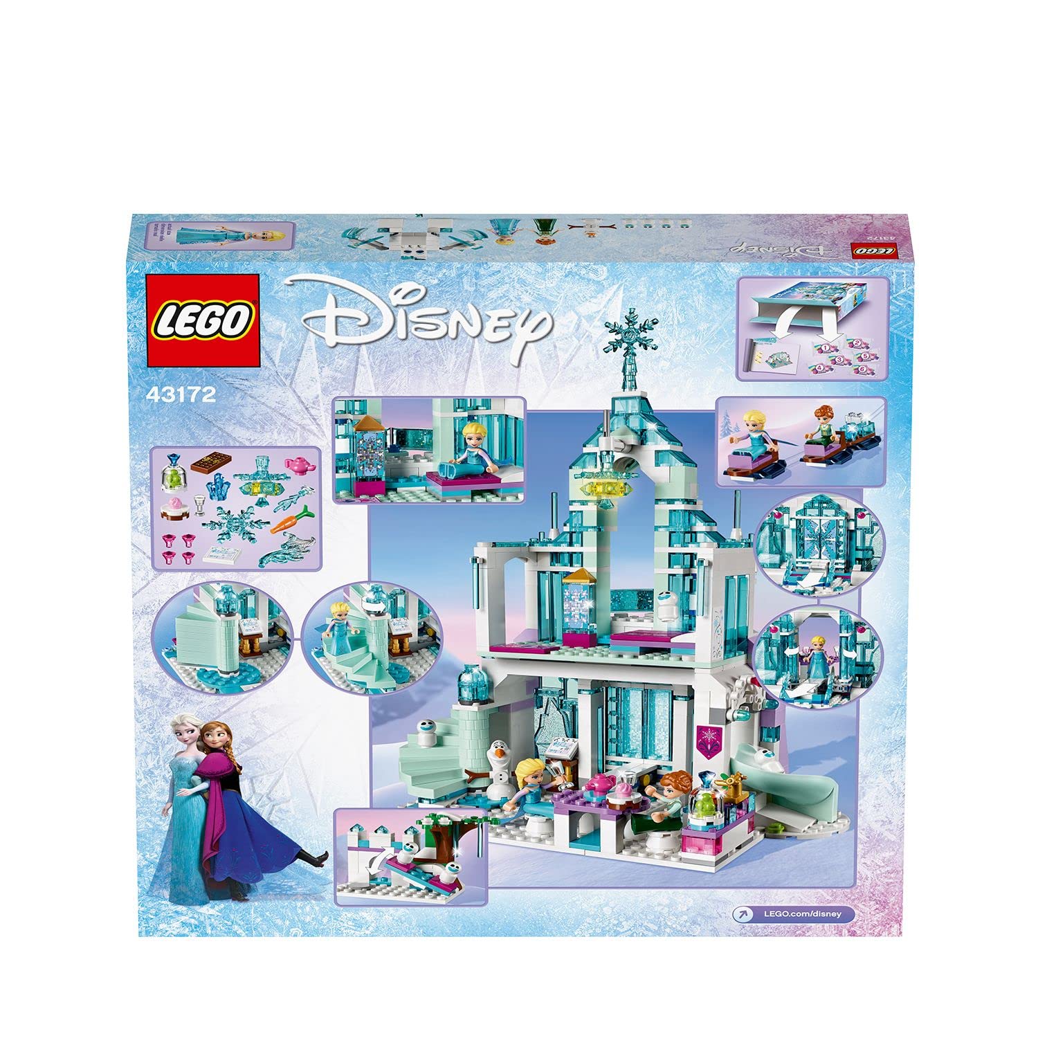 Конструктор Lego Disney Princess 43172 чарівний крижаний палац Ельзи дитячий, фото №7 Конструктор Lego Disney Princess 43172 чарівний крижаний палац Ельзи дитячий, фото №7