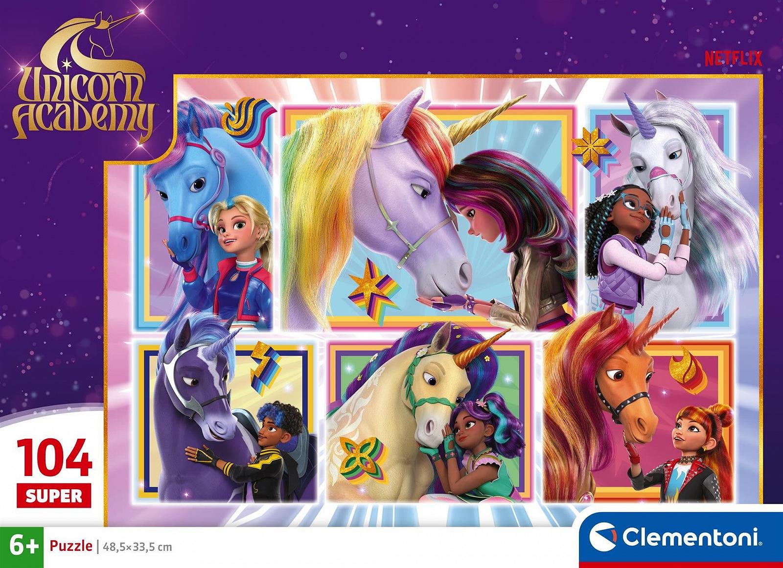 Пазл Clementoni Unicorn Academy 3 104 детали SUPER, фото №2