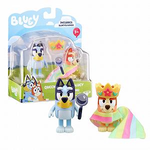 Фигурки Giochi Preziosi Bluey Bly21300 Пара B - Bluey Королева + Bingo - подвижные фигурки от 6 до 8 см - Фото 1
