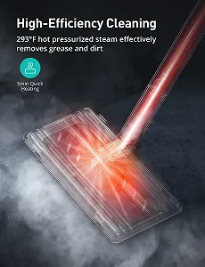 Пароочисник Aspiron 1,5 л 21 аксесуар Blue synthetic.ua - Фото 1