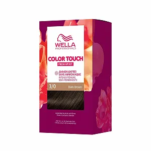Фарба для волосся напівперманентна Wella Professionals Color Touch 3/0 Темно-коричневий (130 мл) - Фото 1