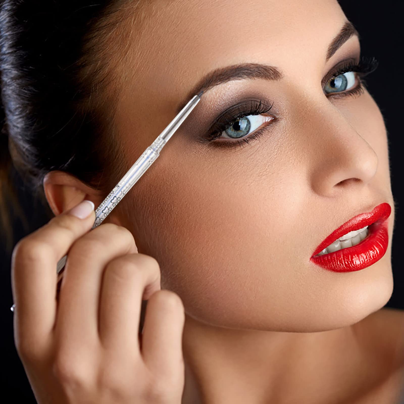 Кольори для брів Ultra Enhancers Eyebrow Waterproofs Експресії для очей Брови Олівець для макіяжу Пудра для брів Світла (E, Один розмір), фото №5