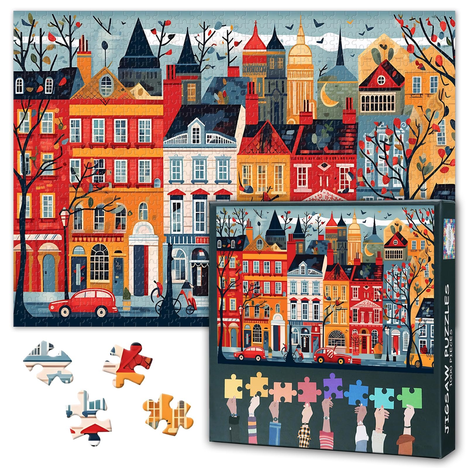 Пазл 1000 деталей Панорама Лондона 70 x 50 см, фото №1 Пазл 1000 деталей Панорама Лондона 70 x 50 см, фото №1