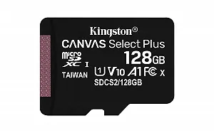 Карта пам'яті Kingston Canvas Select Plus microSD 128 GB synthetic.ua - Фото 1