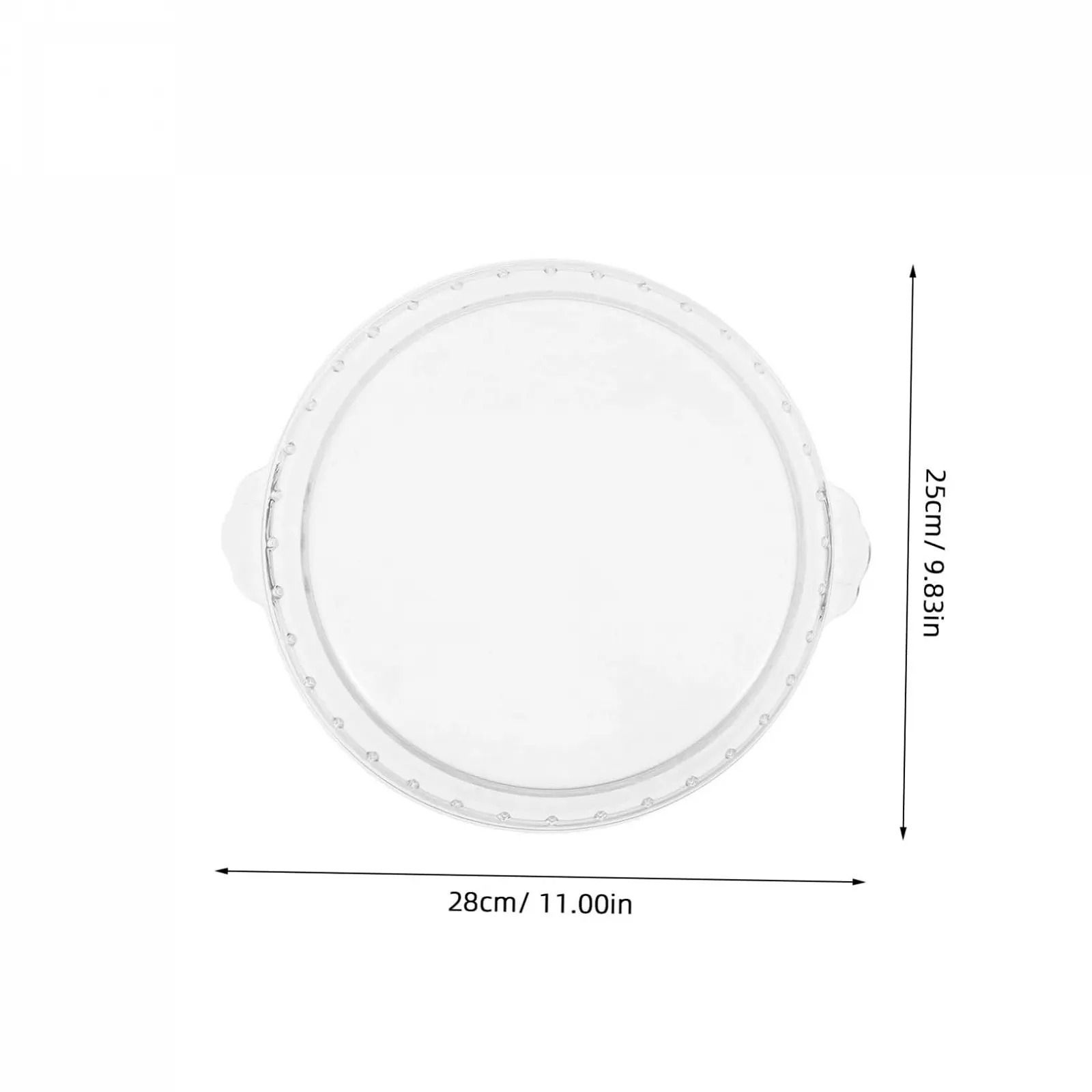 Форма для запікання/Тарілка для закусок VICASKY Скляна Для мікрохвильової печі та духовки Прозора, фото №8
