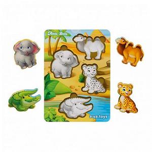 Вкладыши Африканские животные [tsi169094-TSI] - Фото 1