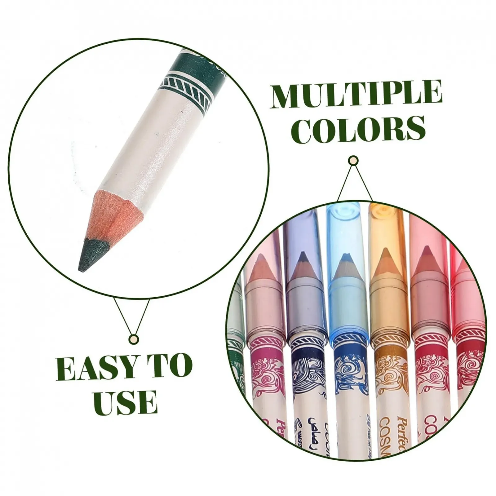 Набір олівців для очей FRCOLOR,ук, різнокольорові, фото №3 Набір олівців для очей FRCOLOR,ук, різнокольорові, фото №3