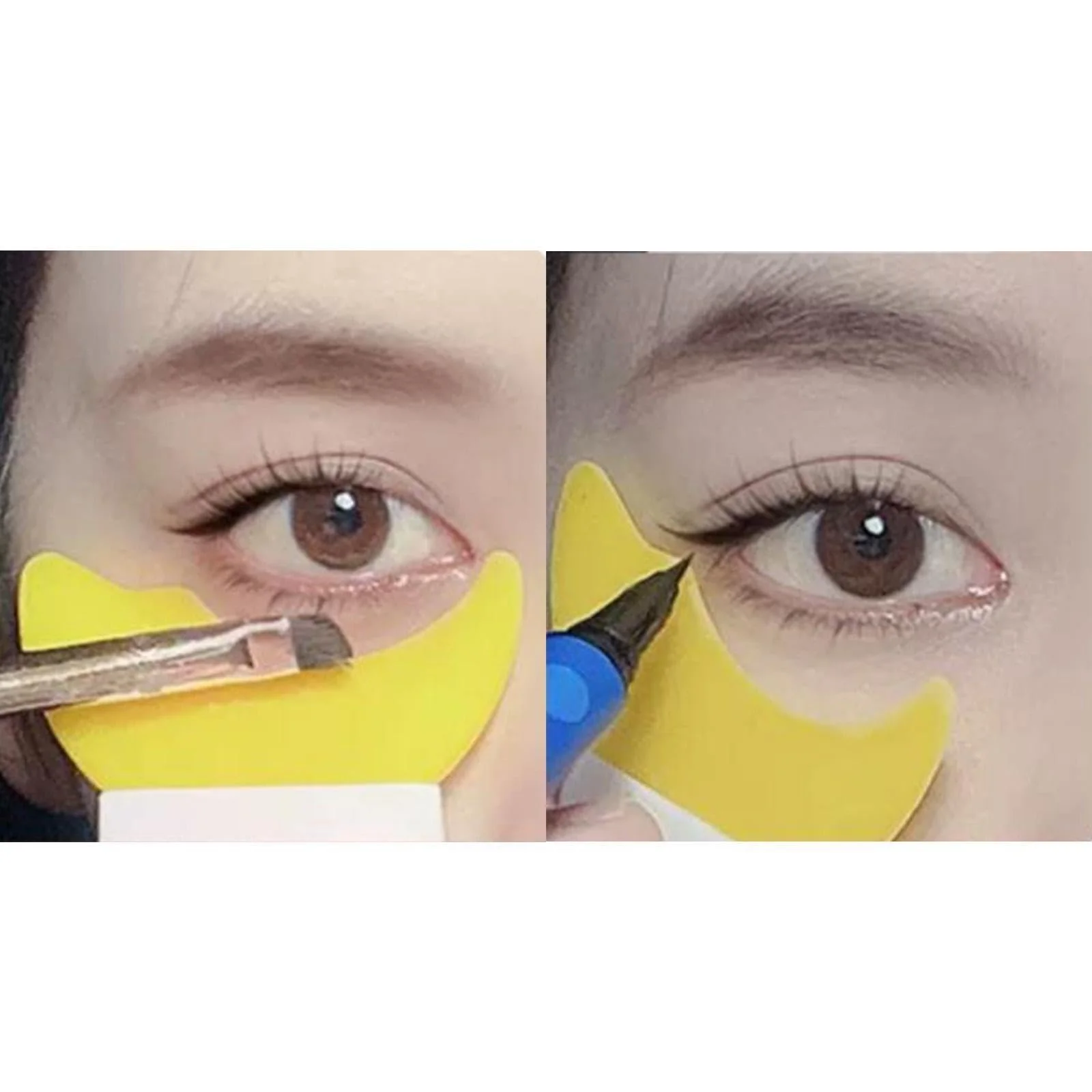 Трафарети для підводки очей rongweiwang багатофункціональні, силіконова форма, фото №4