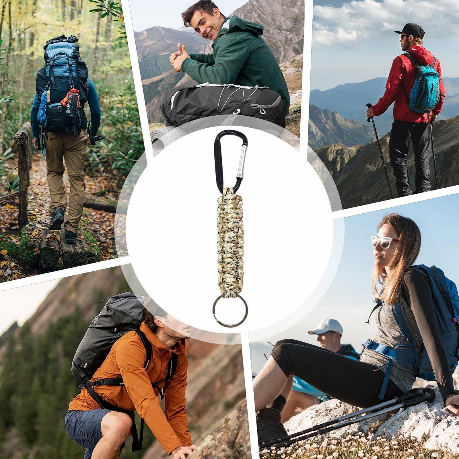 Брелок Paracord с карабином Fbinys, фото №4