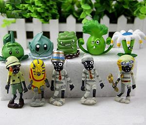 Набір 9 Растень проти зомбі PopCap Games Plants vs Zombies 10 фігурок 9nabor - Фото 1