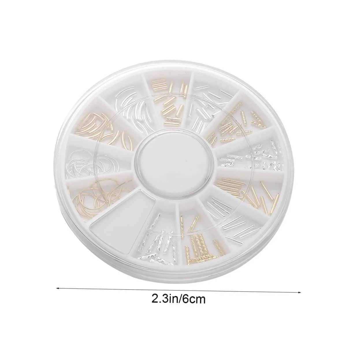 Украшения для ногтей FRCOLOR с металлическими заклепками, 2 шт, фото №9