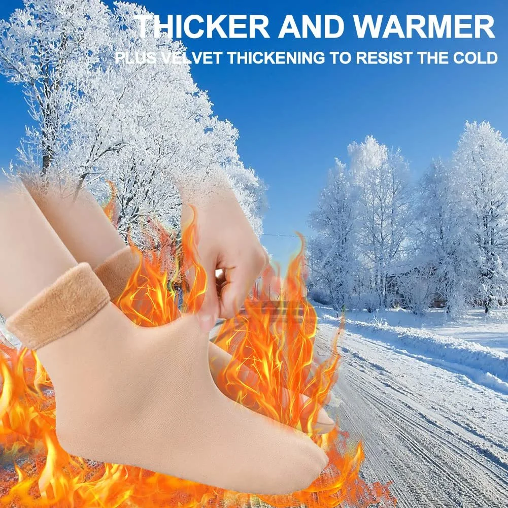 Теплі зимові шкарпетки з вельвету, 2 пари, фото №8 Теплі зимові шкарпетки з вельвету, 2 пари, фото №8