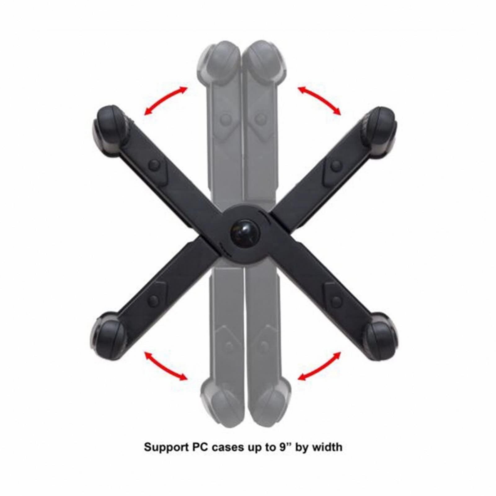 Подставка для ноутбука Регулируемая для настольного компьютера Бытовая подставка для ЦП с колесами, катящаяся, Поднос для хостов PC-аксессуар A, фото №2