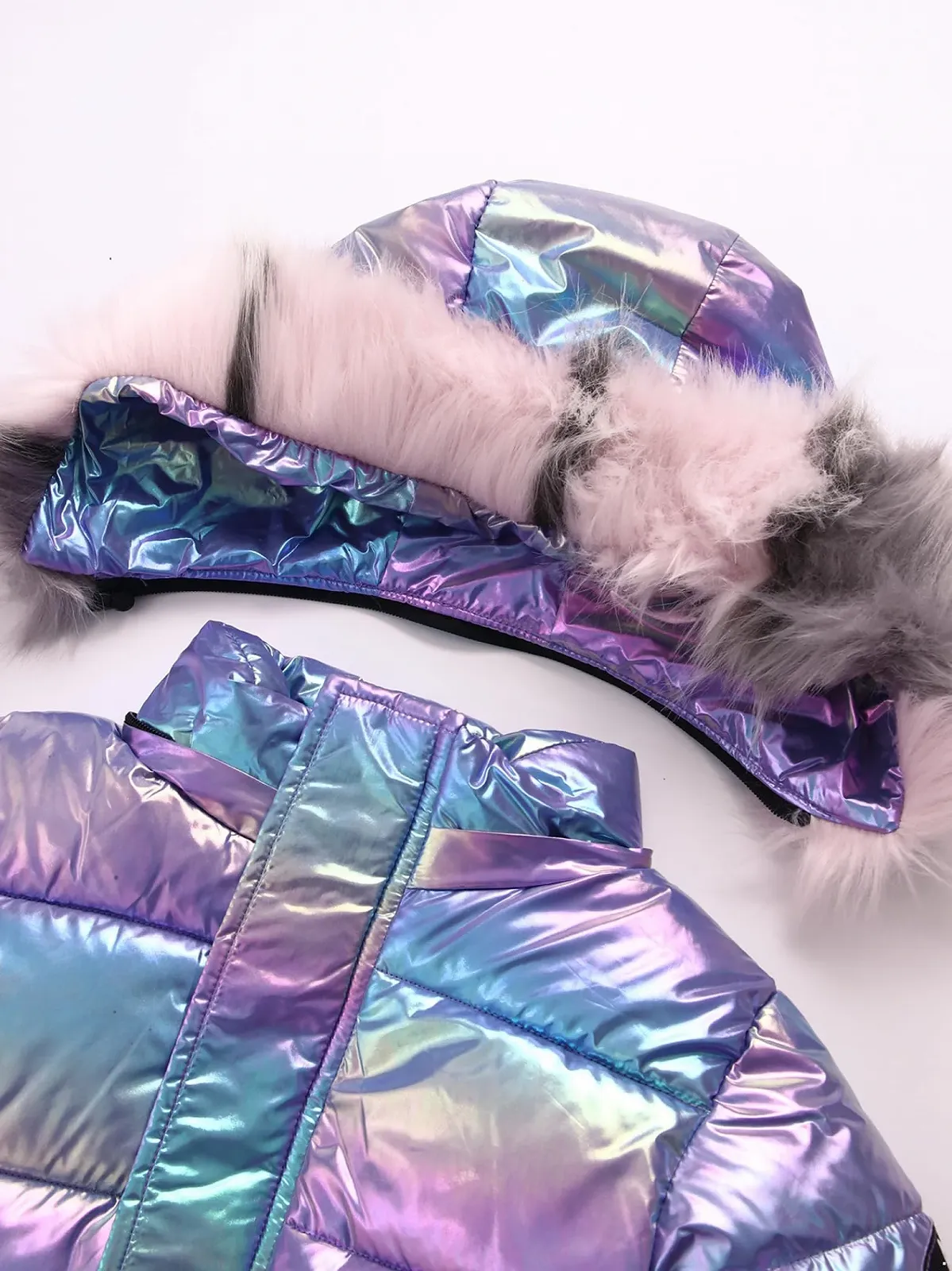 Куртки Raenseen с капюшоном для девочек и подростков, куртки на осень и зиму, куртки на мягкой ткани, повседневные зимние куртки, теплые блестящие куртки, фото №6