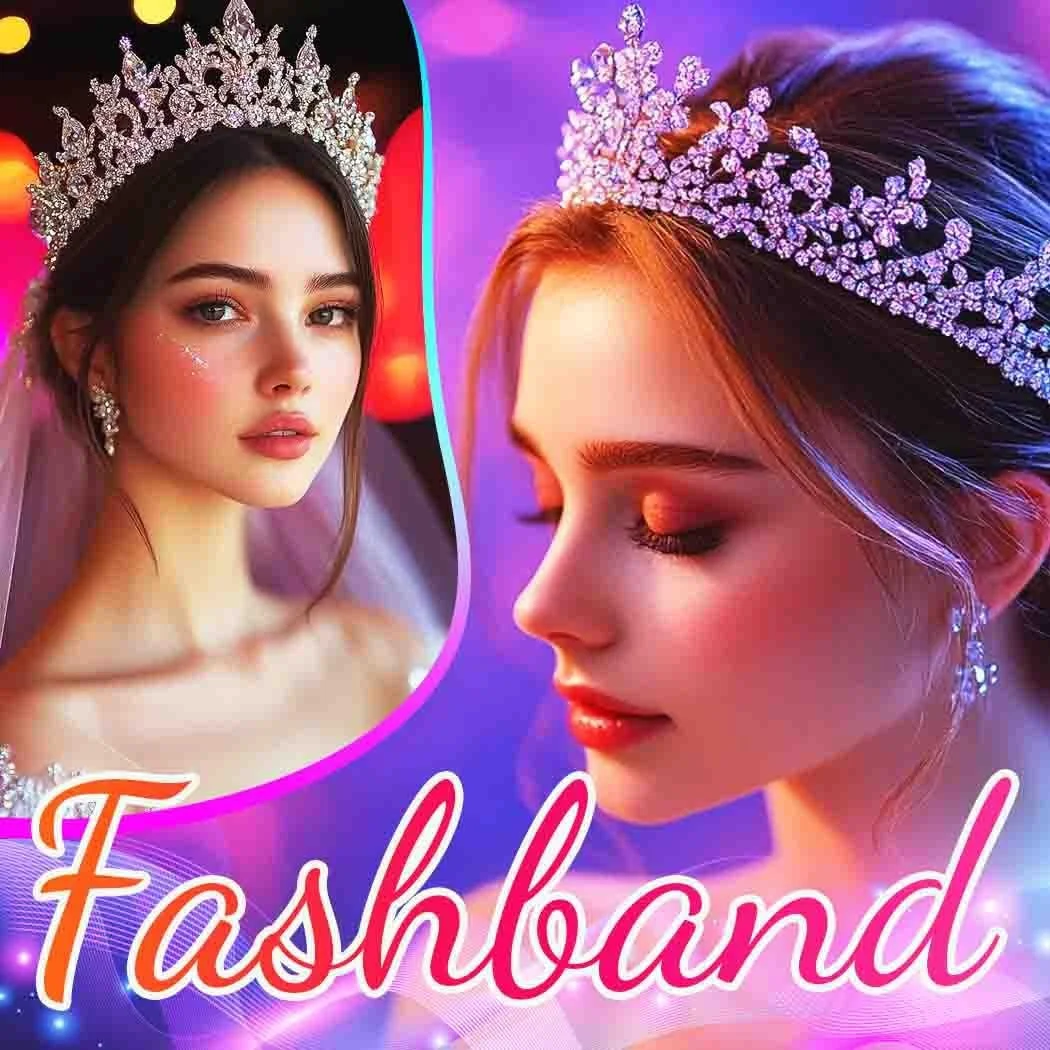 Обруч Листя Золотий Страз Прикраса для волосся Квітка для жінок, фото №7