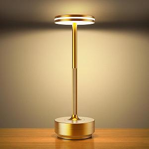 Настільна лампа LED Hapfish 5000 mAh Сенсорна Бездротова Акумуляторна з регулюванням яскравості 3 колірні температури IP54 Водонепроникна - Фото 1