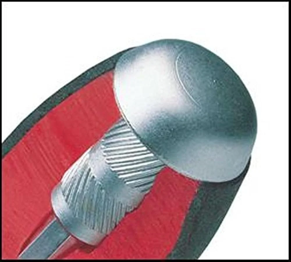 Викрутка Pozidriv Wiha SoftFinish 03246 PZ2 x 100 мм з шестигранним стрижнем та сталевим ковпачком, фото №2