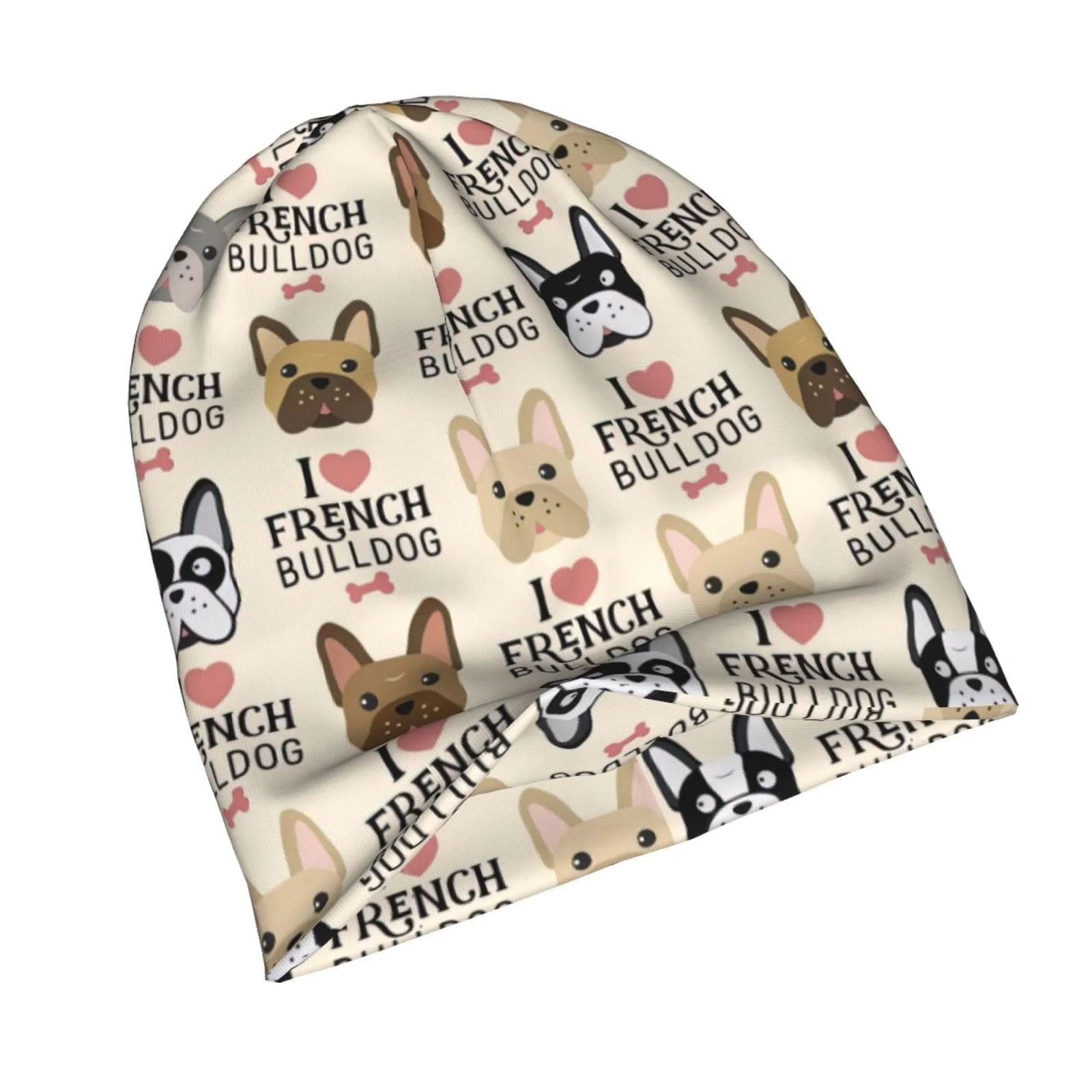 Стильная Унисекс Вязаная Шапка с Цветочным Принтом, фото №5