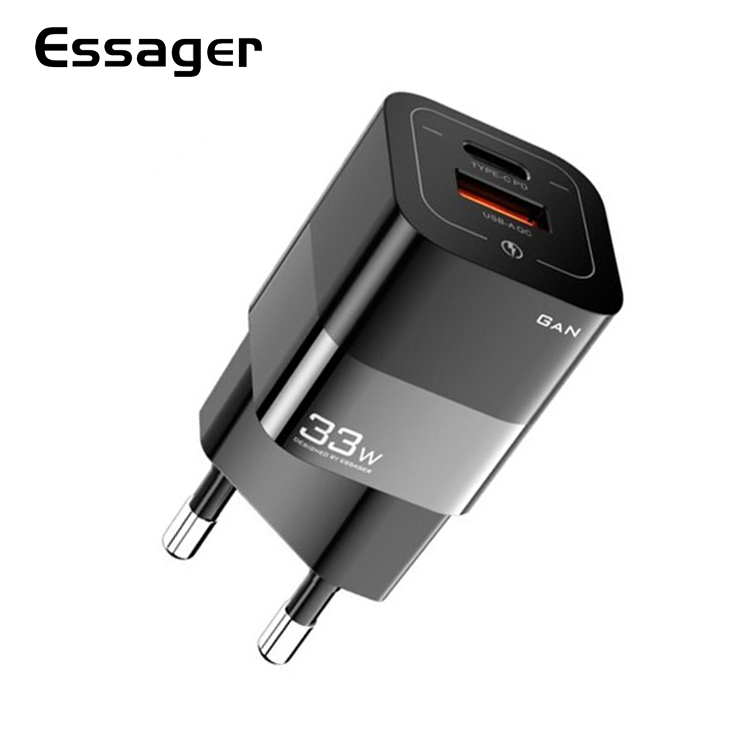Зарядное устройство Square Brick ESSAGER USB Type C 33W, фото №1