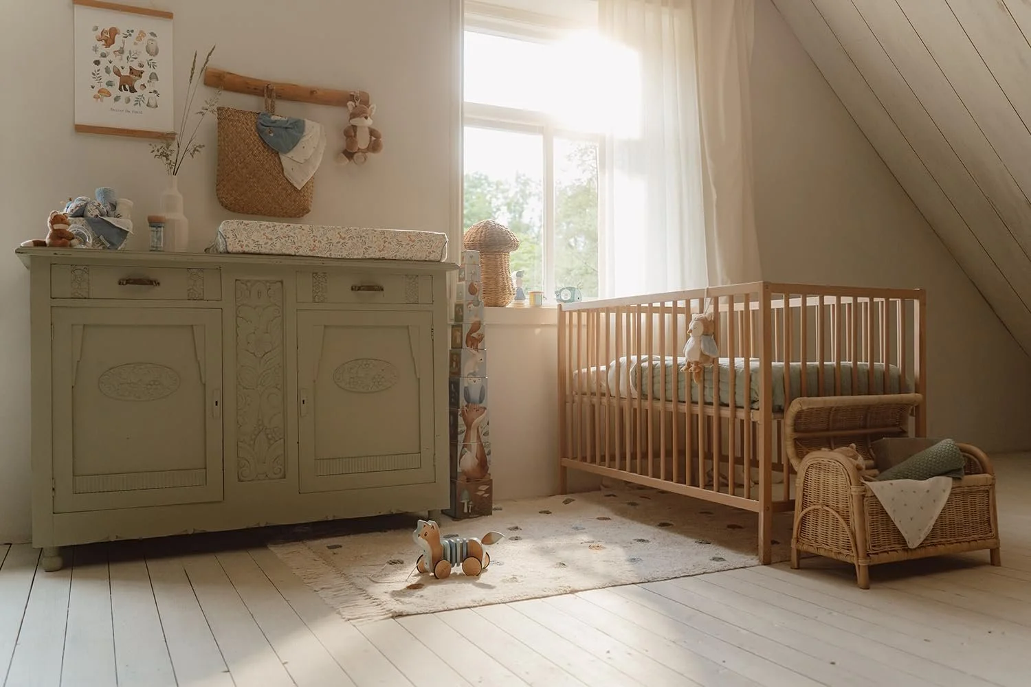 Органайзер для пеленального столика Little Dutch Forest Wonders TE30404030 Маленький, фото №9