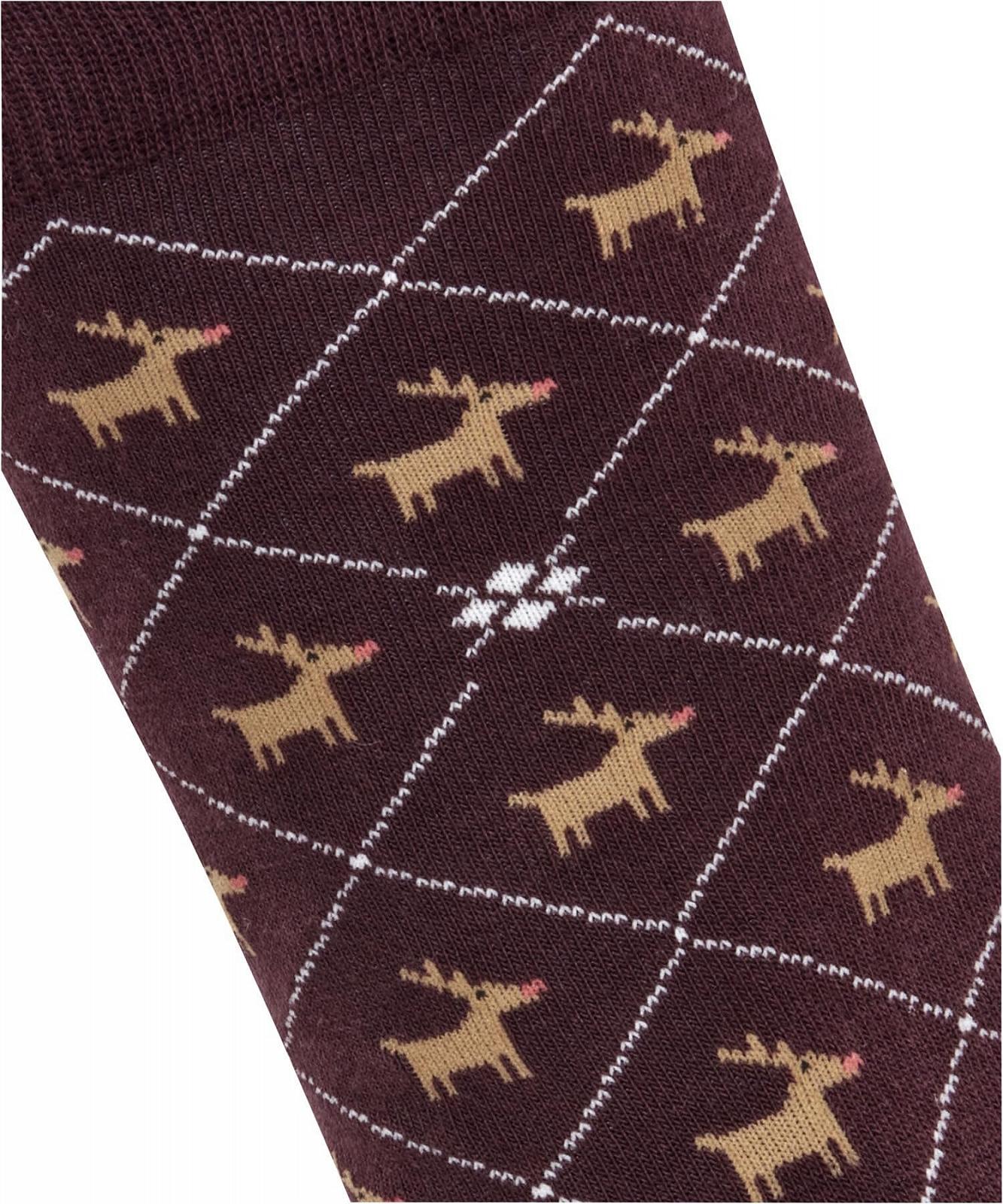 Носки Burlington Женские Рождественские Узорные Дышащие Хлопковые 1 Пара, фото №4