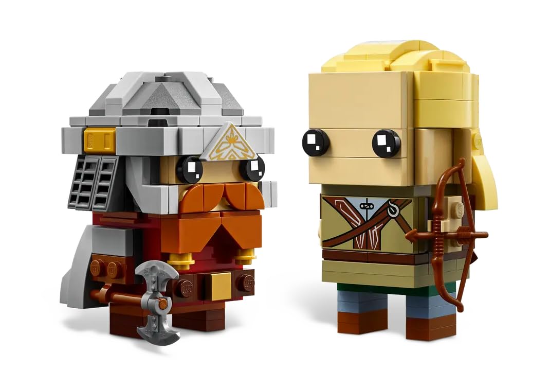 Конструктор LEGO BrickHeadz 40751 Legolas и Gimli в оригинальной упаковке, фото №4 Конструктор LEGO BrickHeadz 40751 Legolas и Gimli в оригинальной упаковке, фото №4