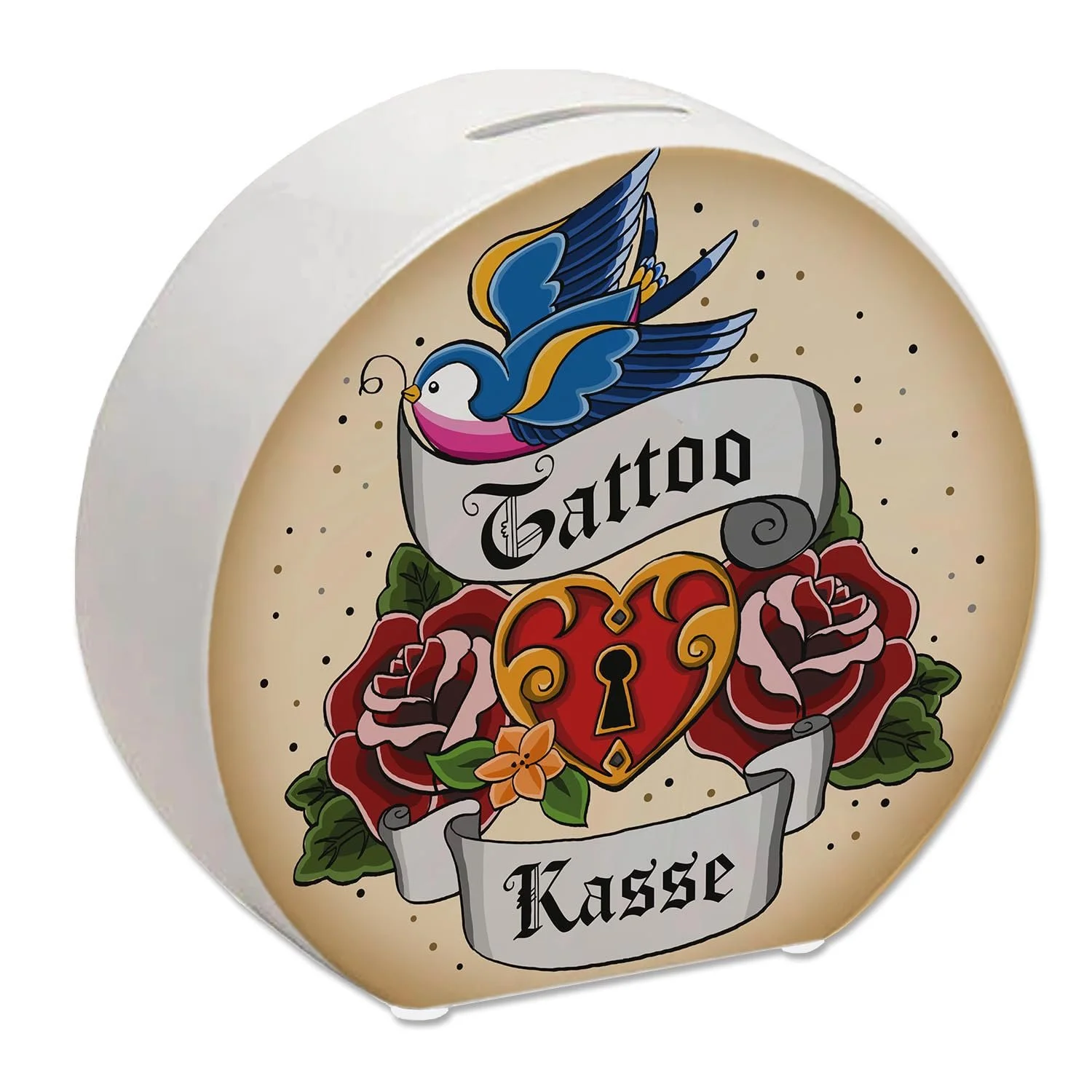 Скарбничка Керамічна Tattoo Каса Декоративна, фото №1