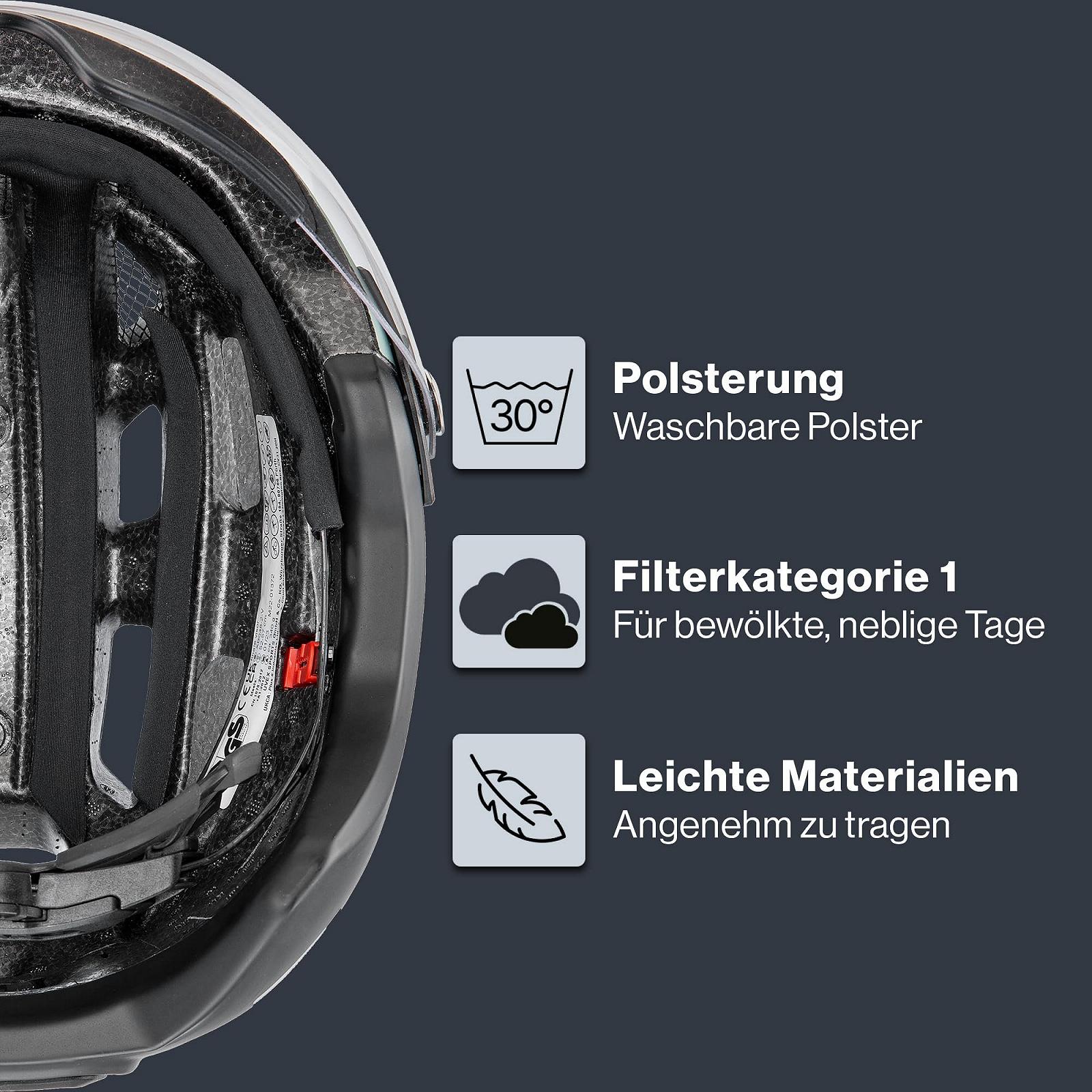 Шлем Uvex Finale Visor с LED-подсветкой, фото №3