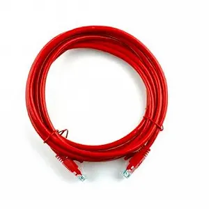 Патч-корд 2м RJ-45, Cat.5e, CU медь красный Ritar (PCR-CU/2Rd 04276 - Фото 1