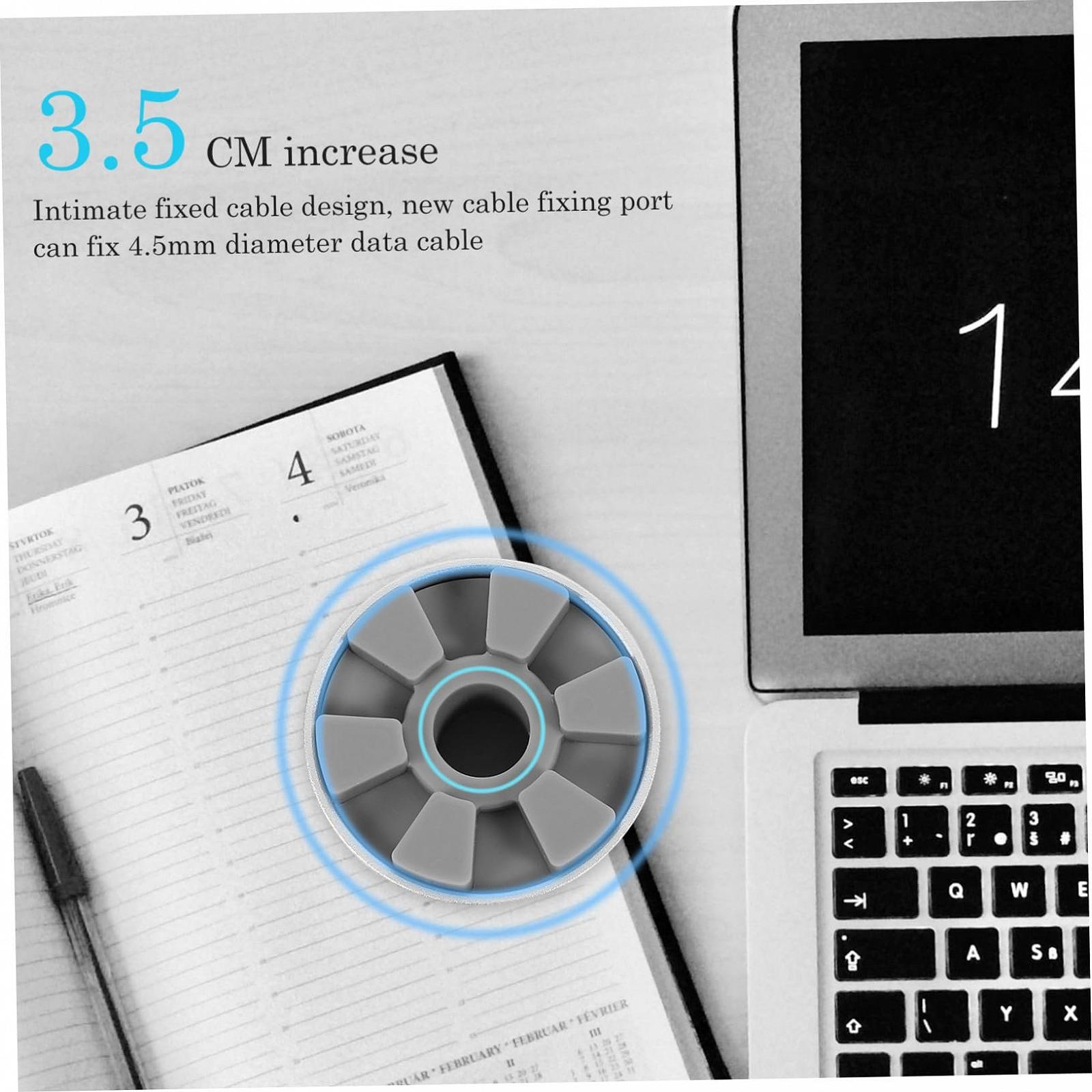 Підставка для ноутбука алюмінієва Gatuida 2 шт. Регульована по висоті Компактна Легка Портативна для Air Notebook Desktop, фото №8