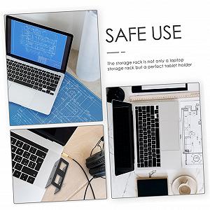 Держатель для ноутбука NOLITOY Настольный держатель для планшета Аксессуары для хранения Для кабинета Черный synthetic.ua - Фото 1